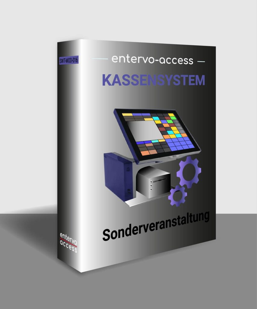 entervo-access softwaremodul SonderveranstaltungKassensystem