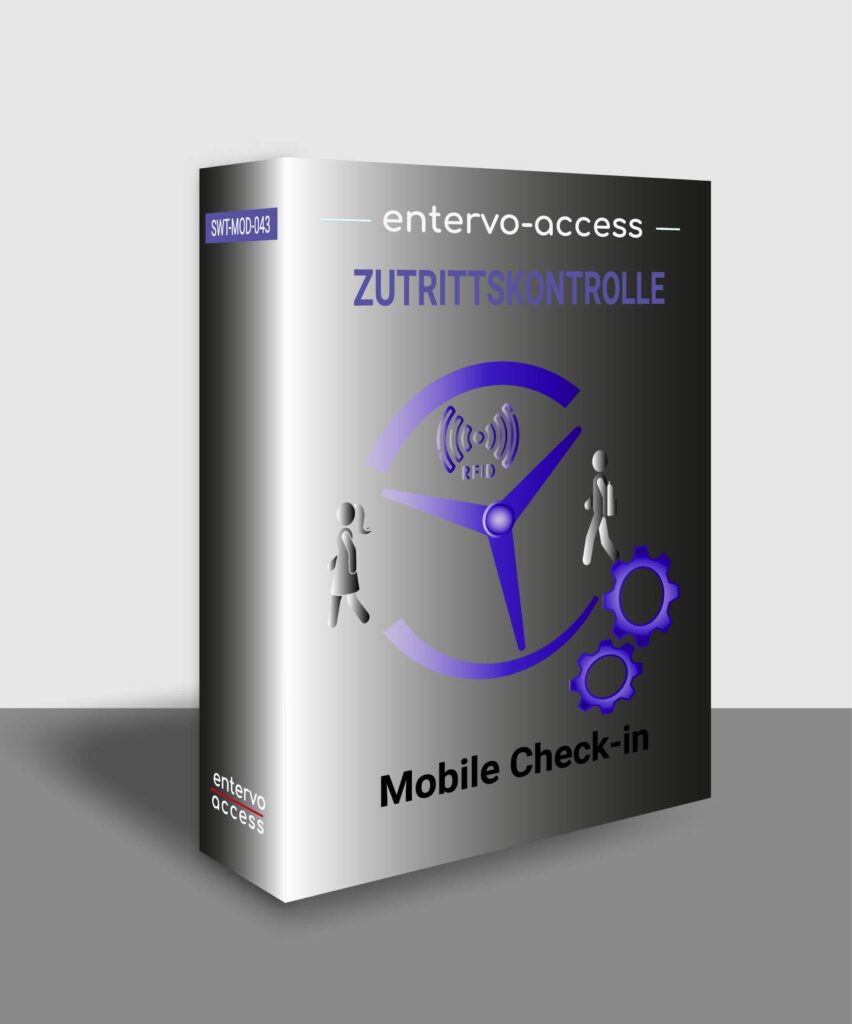entervo-access Softwaremodul Mobile Cheick-In Zutrittskontrolle